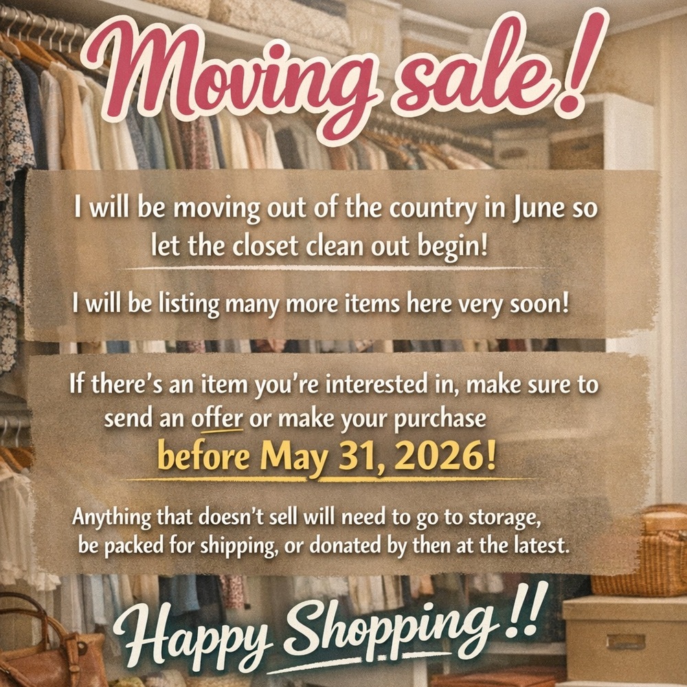 Moving Sale!